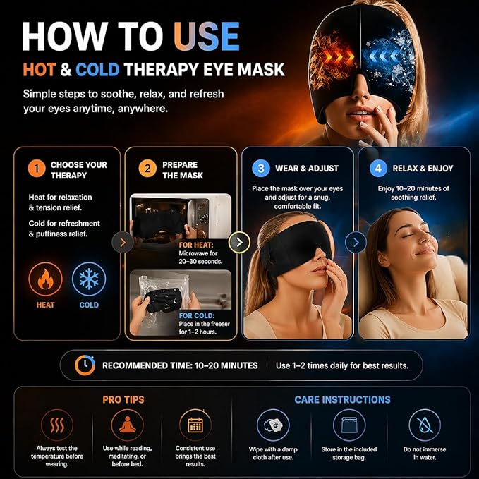 Migraine Relief Cap for Migraines, Headaches, Sinuses, Tension Relief Headache Relief Cap - For She Heals brand - CL-VI-1817