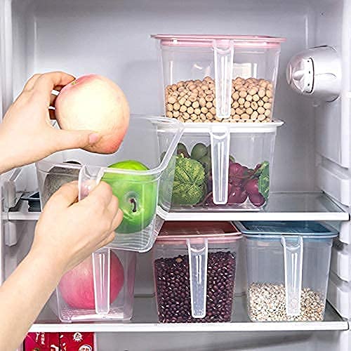 Fridge storage containers pack of 4