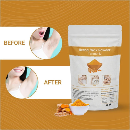 Turmeric Facial Wax - 5 Minutes Painless Herbal Wax Powder 🎉 BUY 1 GET 1 FREE 🎉