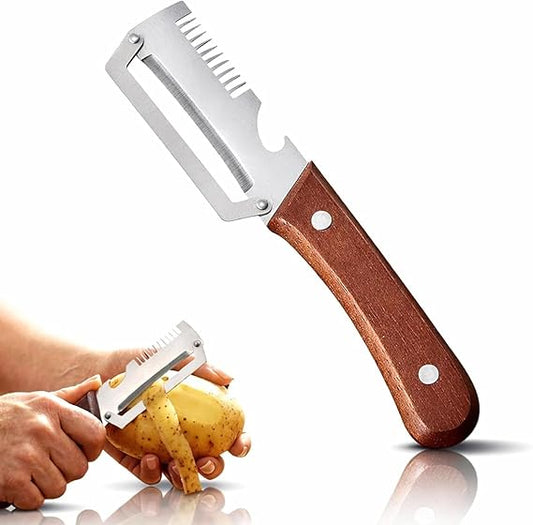 Kitchen multifunctional vegetable peeler 3 in 1 (PACK OF 1) - CL-NE-9194