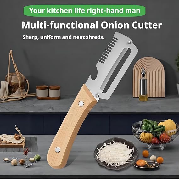 Kitchen multifunctional vegetable peeler 3 in 1 (PACK OF 1) - CL-NE-9194