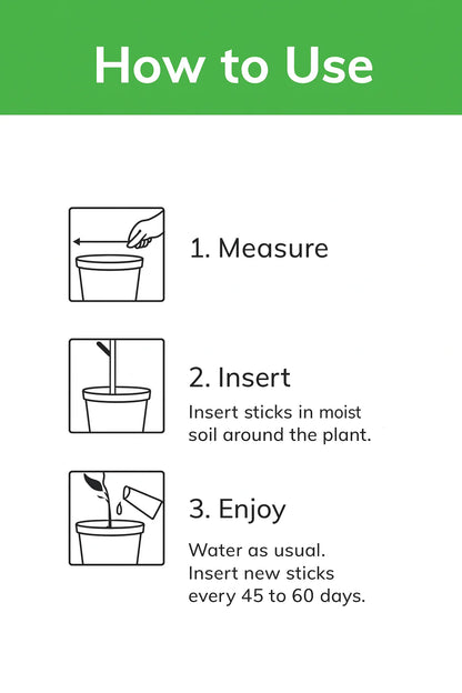 Plant Grow Fertilizer Sticks for Plants and plant growth