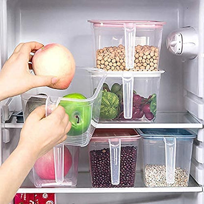Fridge storage containers pack of 4