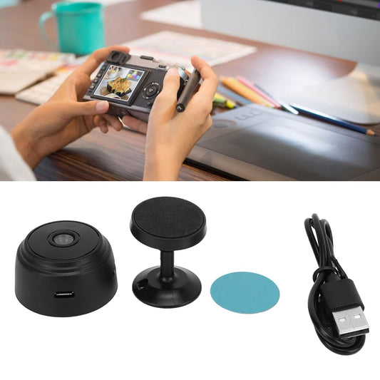WiFi Cameras with Magnetic Back Cover, Covert Baby Nanny Cam with Phone App,Tiny Smart Camera for Indoor Outdoor