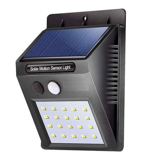Solar LED Wall Lights Outdoor, Waterproof Wireless Super Bright Security Motion Sensor Light for Garage Yard Patio Garden Pathway